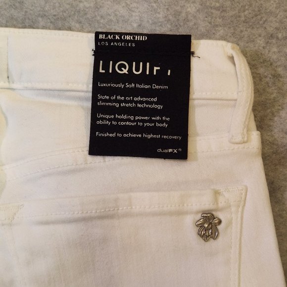 BLACK ORCHID Kaia White Mid Rise Ankle Denim Cropped Jeans - Size 26 NEW w/ TAGS - Picture 8 of 8
